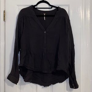 Free people gray long sleeve